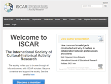 Tablet Screenshot of iscar.org