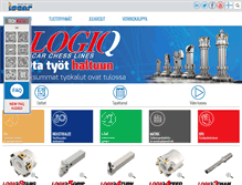 Tablet Screenshot of iscar.fi